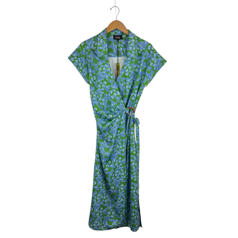 NWT Alexi Admor Paris Floral Wrap Dress